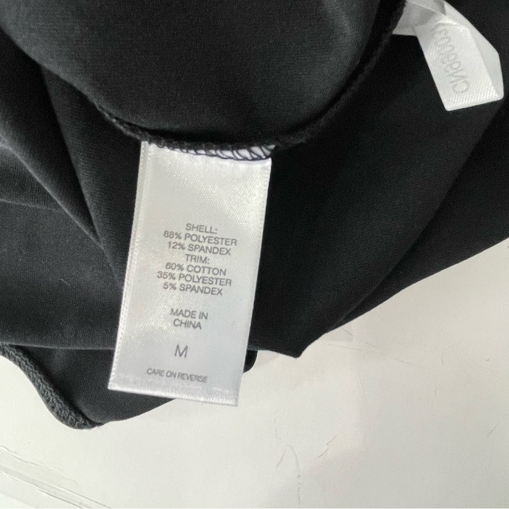 NY&C Black Ruffled Bodysuit Medium Tank Sleeveless NWT Retail $49.00 - Picture 8 of 8